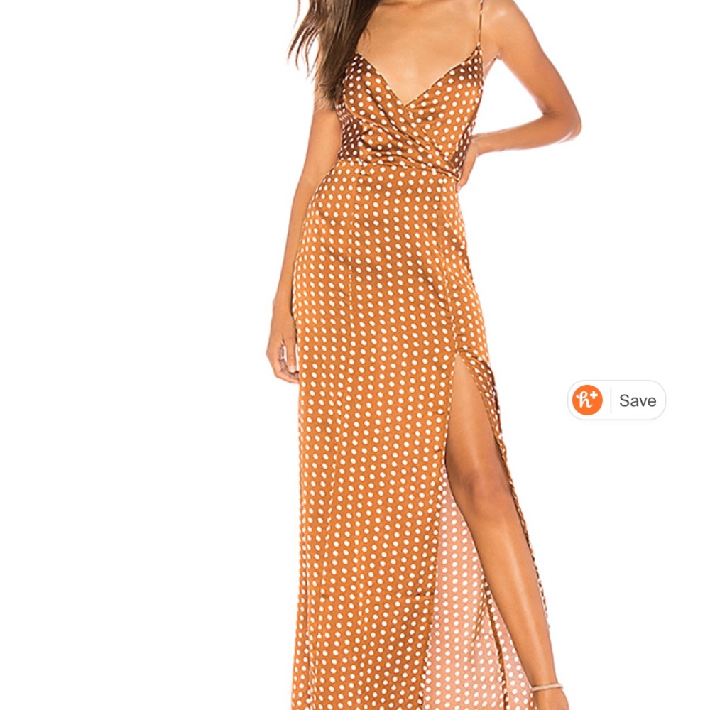 About Us Lorie Slit Maxi Dress